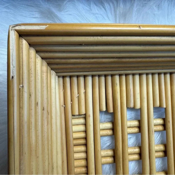 1970s Square Bamboo Stacking Baskets - Picture 6 of 15